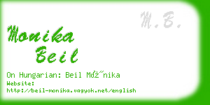 monika beil business card